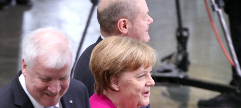 Seehofer, Merkel und Scholz