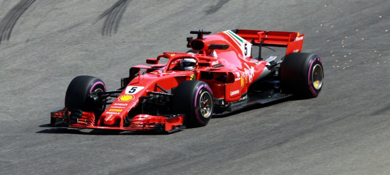 Formel-1-Rennauto von Ferrari