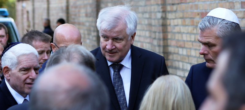 Seehofer am 10.10.2019 in Halle