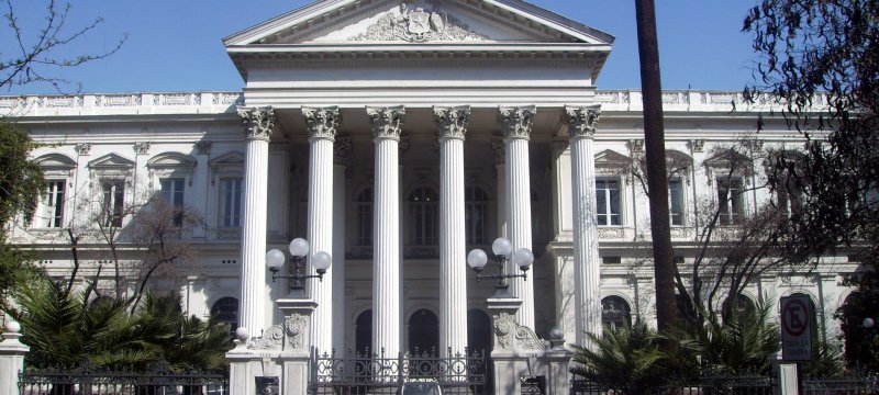 Historisches Regierungsgebäude in Santiago de Chile