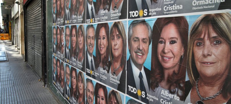 Alberto Ángel Fernández, Cristina Fernández de Kirchner, Claudia Ormachea