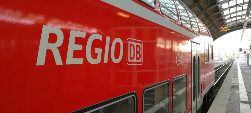 Regionalzug der Deutschen Bahn