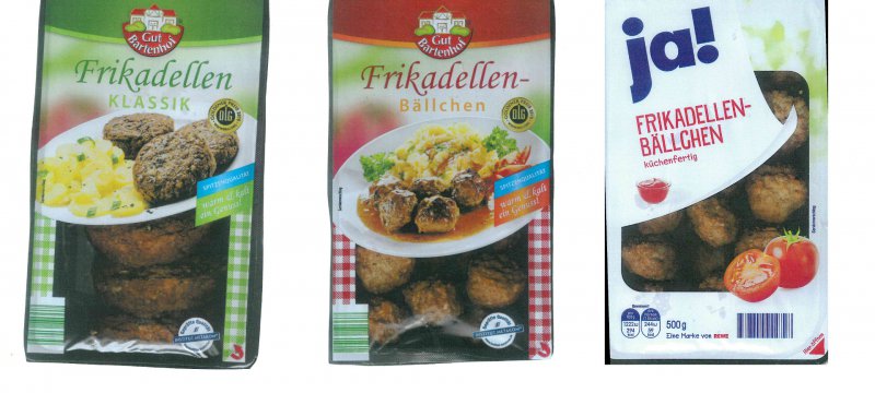 Zurückgerufene Frikadellen der Fleisch-Krone Feinkost GmbH