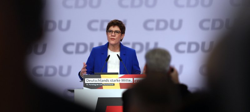 Annegret Kramp-Karrenbauer auf CDU-Parteitag
