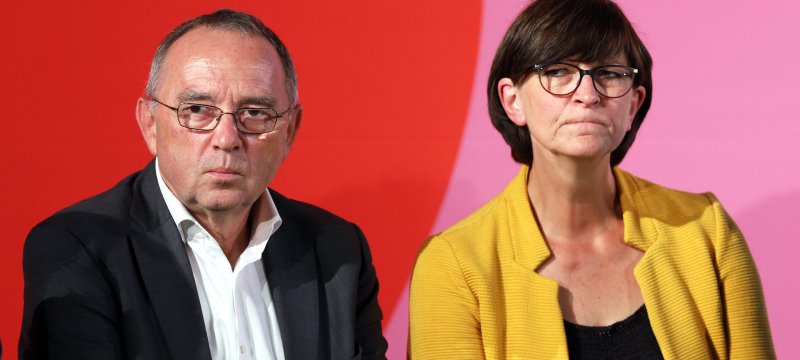 Norbert Walter-Borjans und Saskia Esken