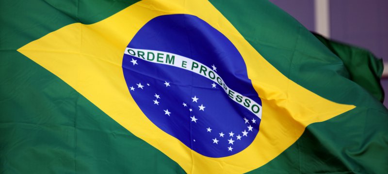 Fahne von Brasilien
