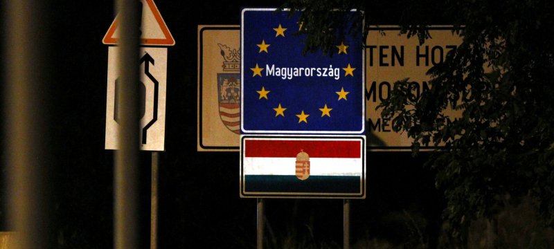 Ungarischer Grenzübergang